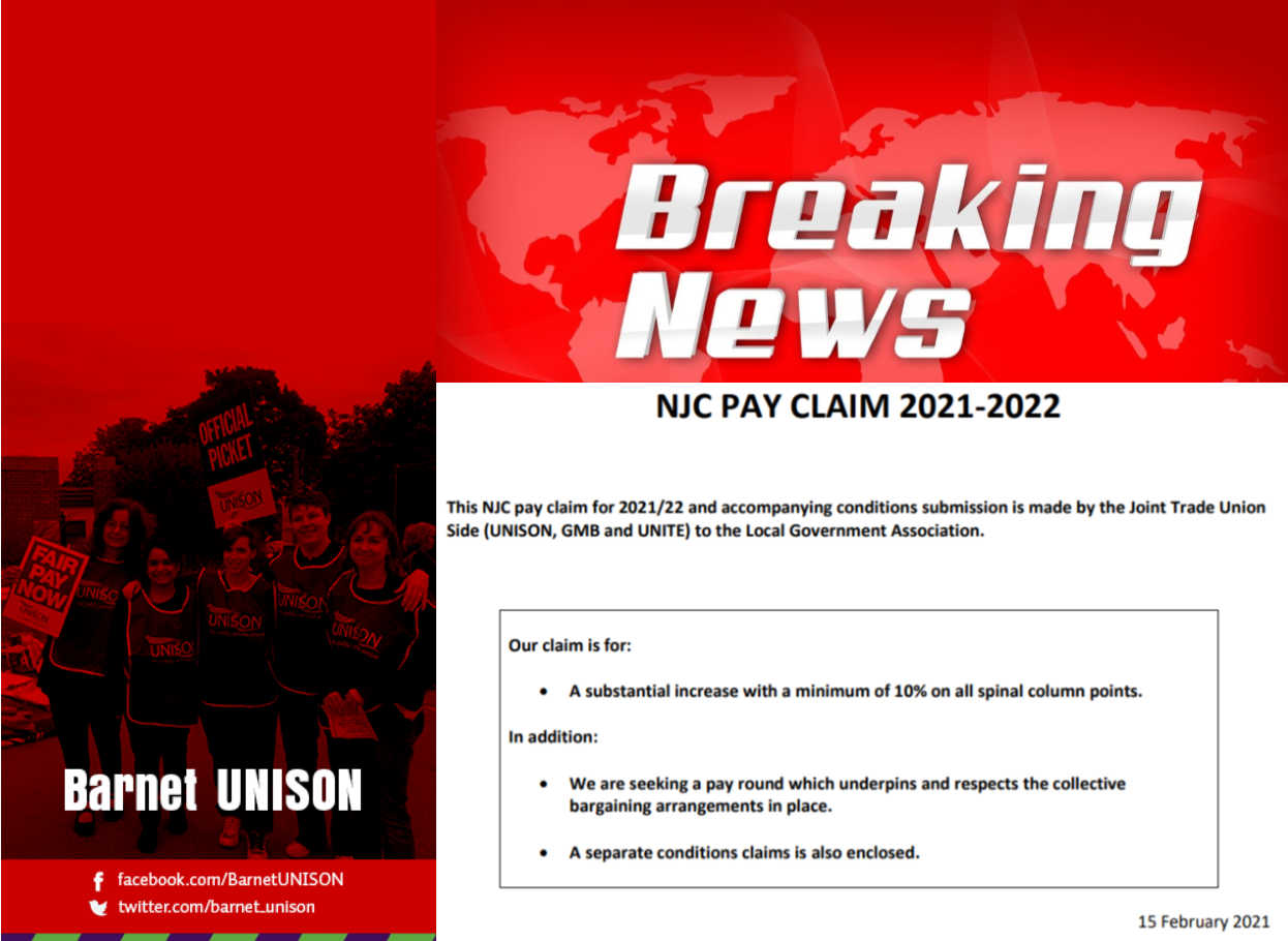 BreakingNews National Joint Trade Union Pay & Conditions claims